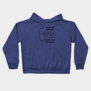 depressed tony Kids Hoodie